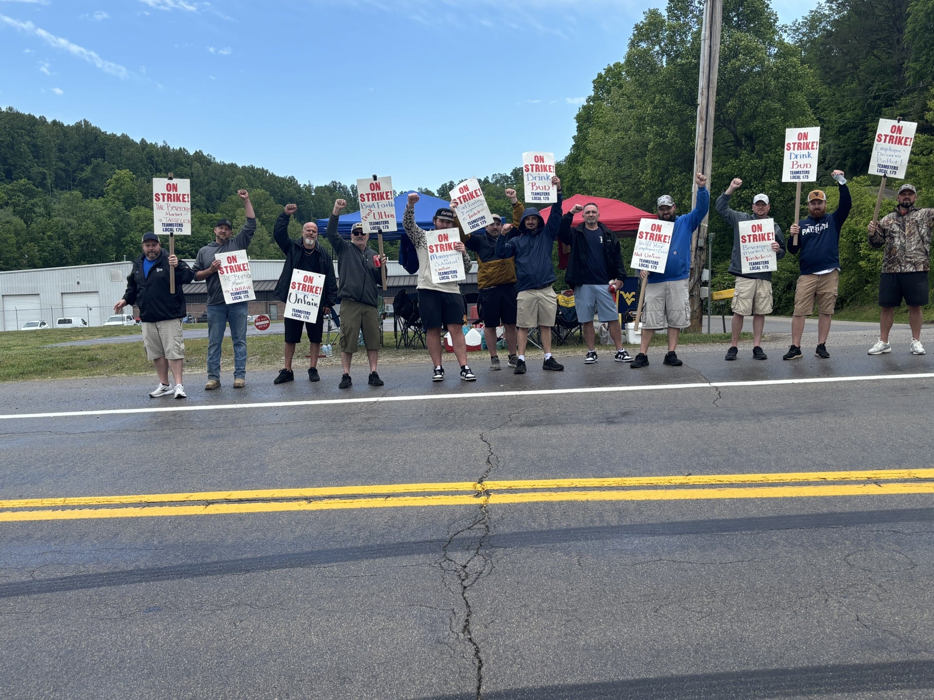 Image for article: Beer Delivery <b>Workers Strike</b> Over 'Unfair' Working Conditions - West Virginia Public Broadcasting