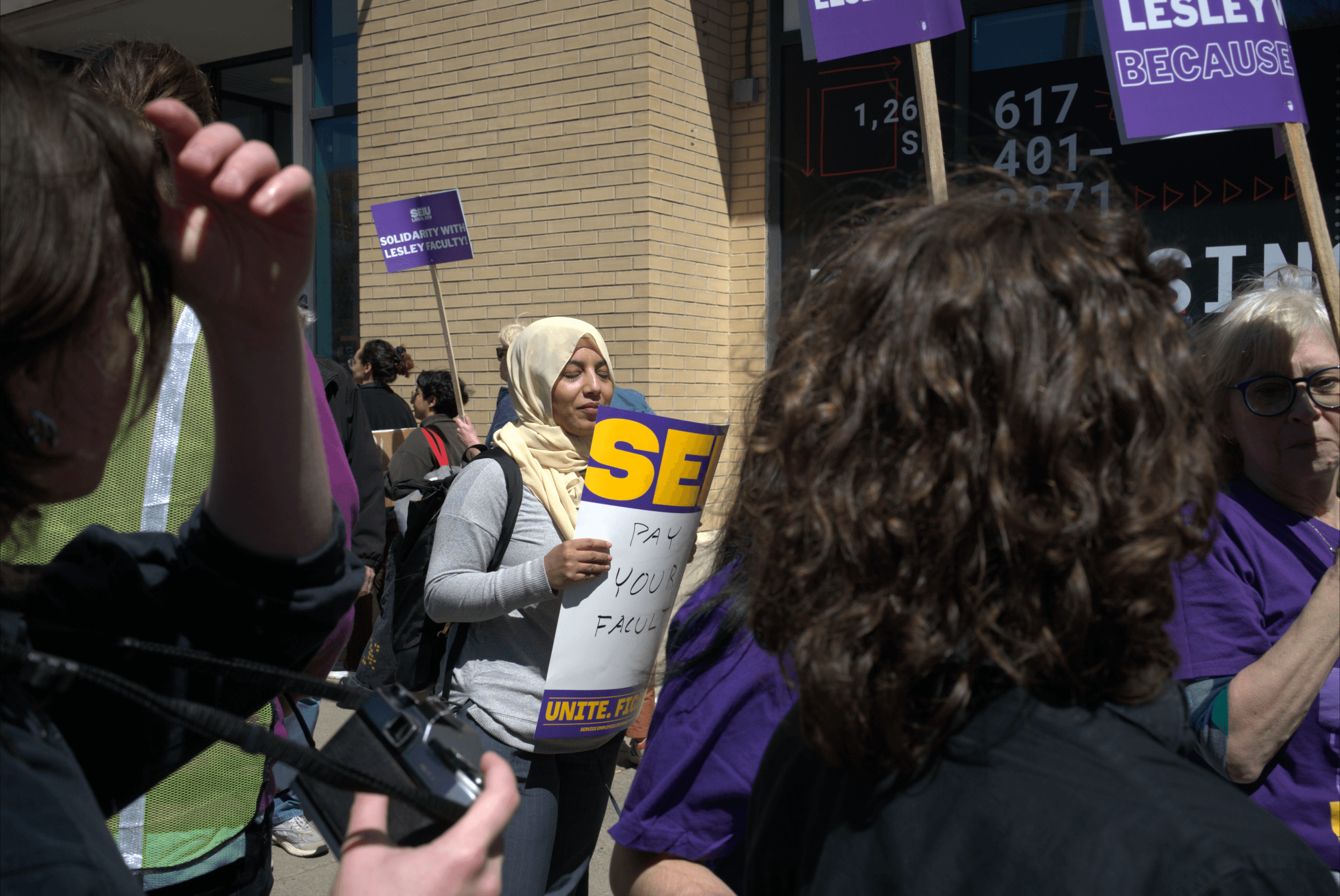Image for article: Lesley University faculty launch two-day strike