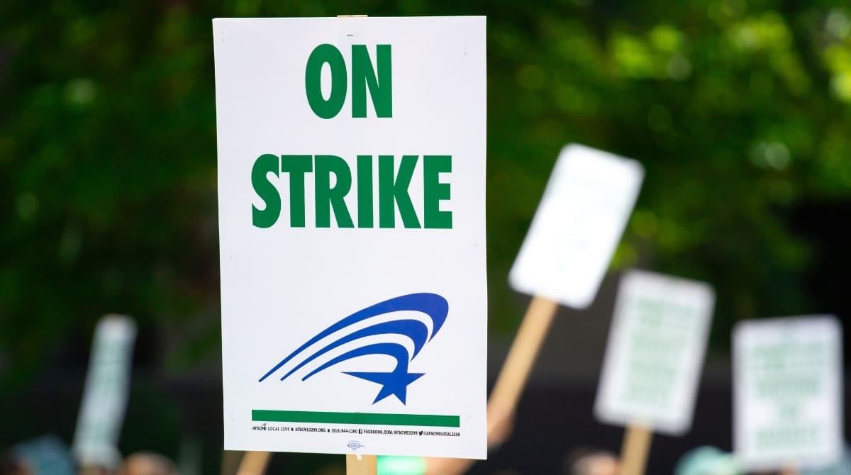 Image for article: University of California <b>Workers</b> Announce Two-Day <b>Strike</b> Over Wage and Affordability Concerns
