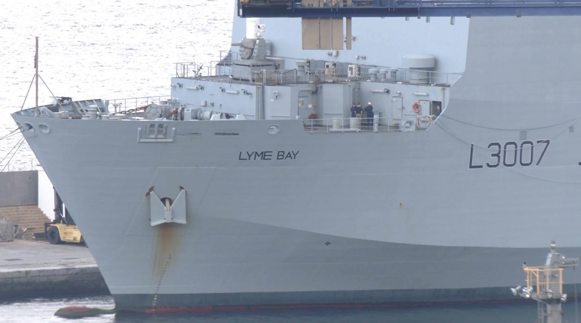 Image for article: RFA Lyme Bay workers strike over pay