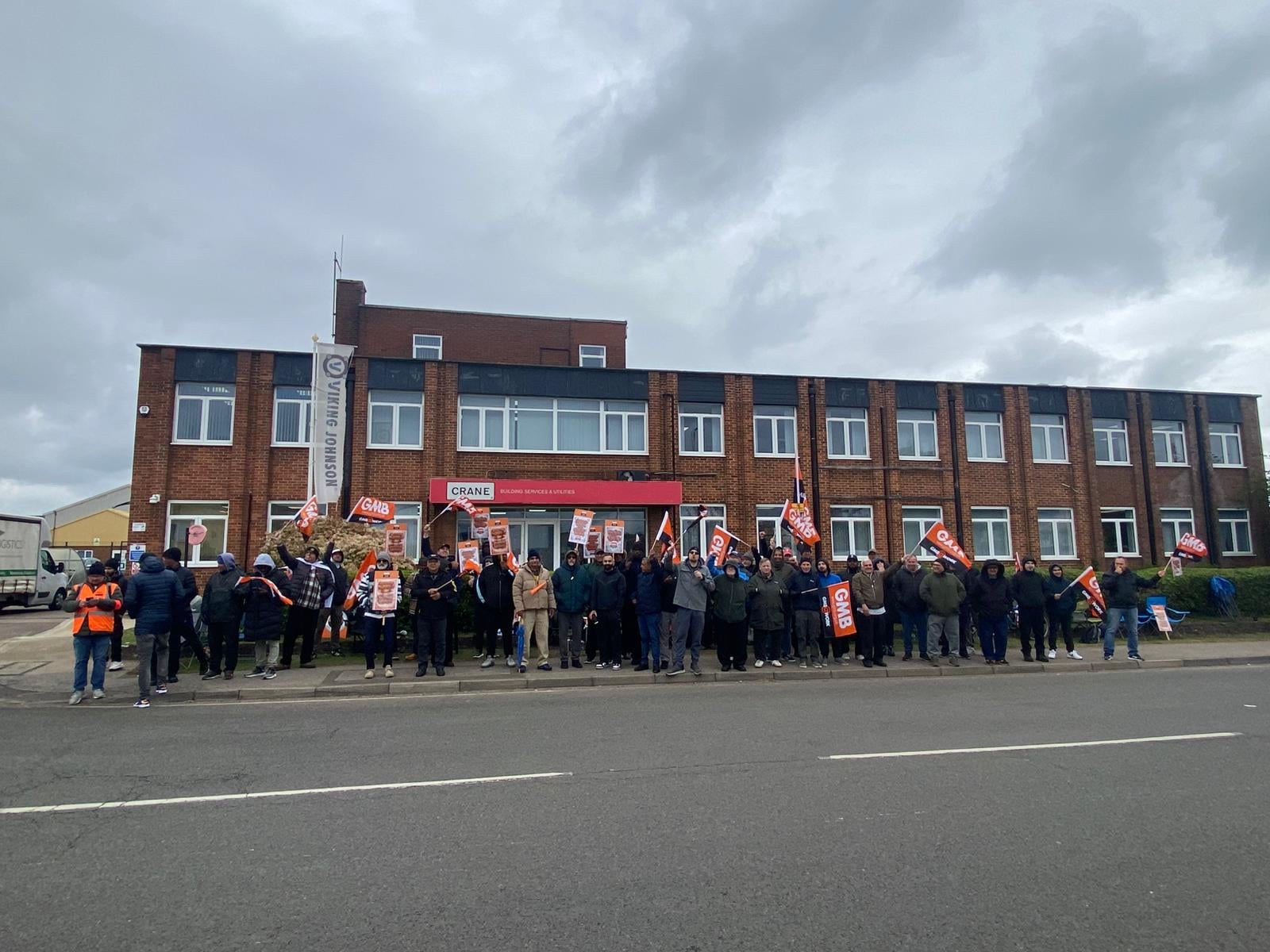 Image for article: Strike action begins at Crane Building Services and Utilities