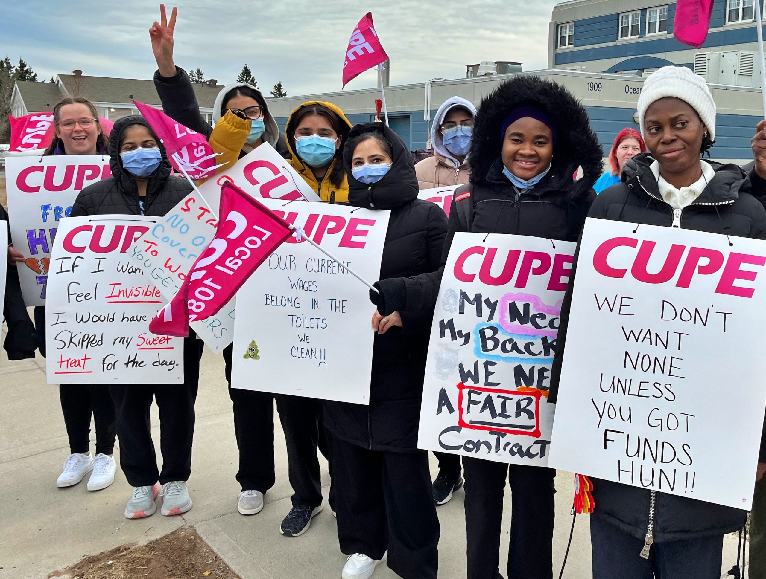Image for article: Long-term care workers on strike at 24 Nova Scotia nursing homes