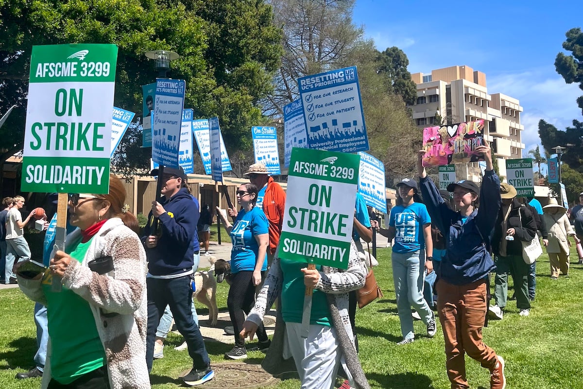 Image for article: UC <b>Workers</b> Plan Historic <b>Strike</b> over Staffing and Pay - The Santa Barbara Independent