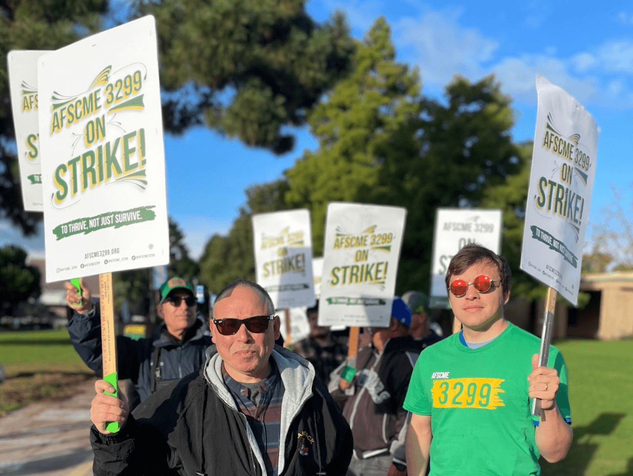Image for article: UC Santa Barbara Service and Patient Care <b>Workers</b> Join <b>Strike</b> over Wages, Housing Inequality