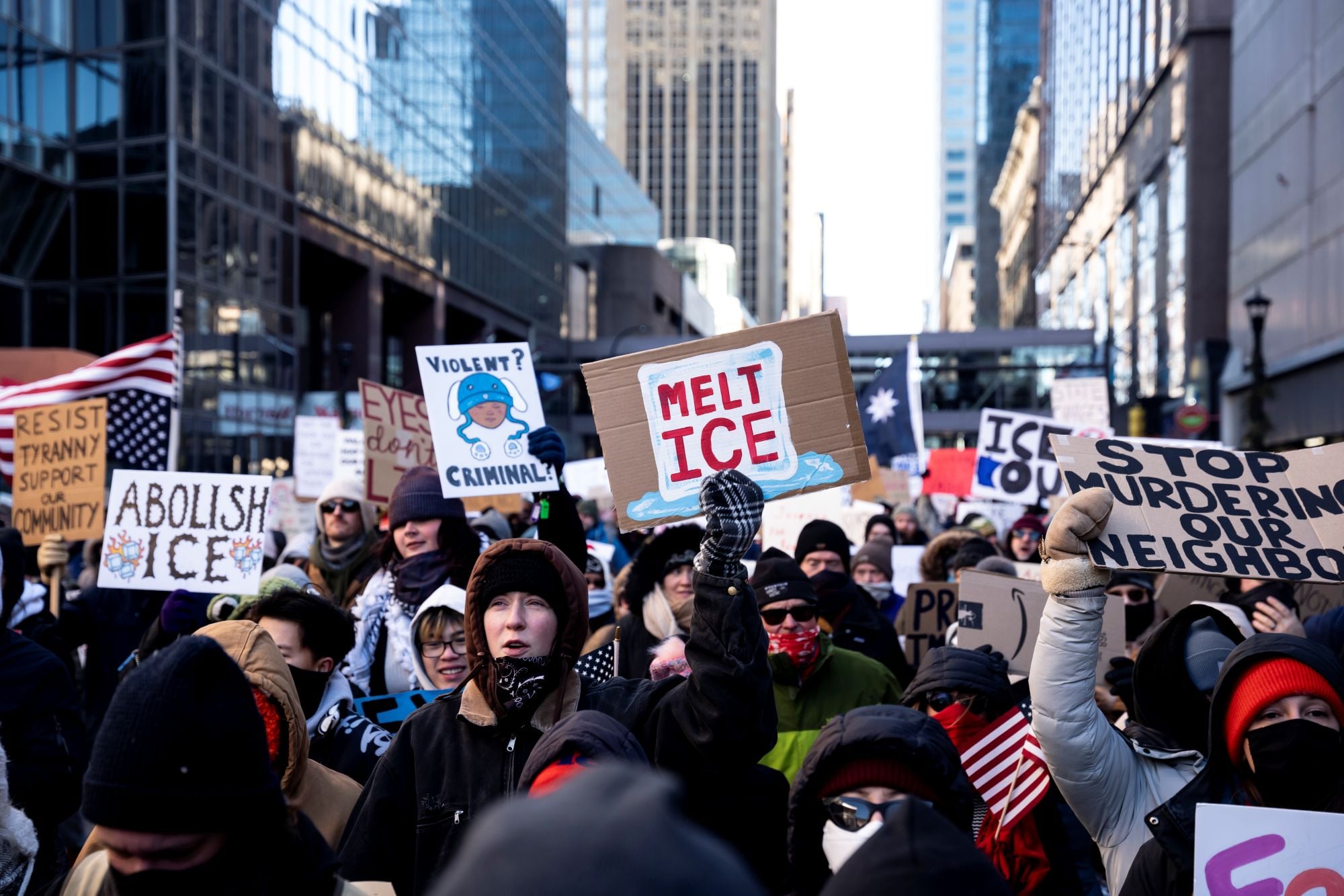 Image for article: <b>Strikes</b>, Student Walkouts, and Demonstrations Against ICE Continue Across the U.S.