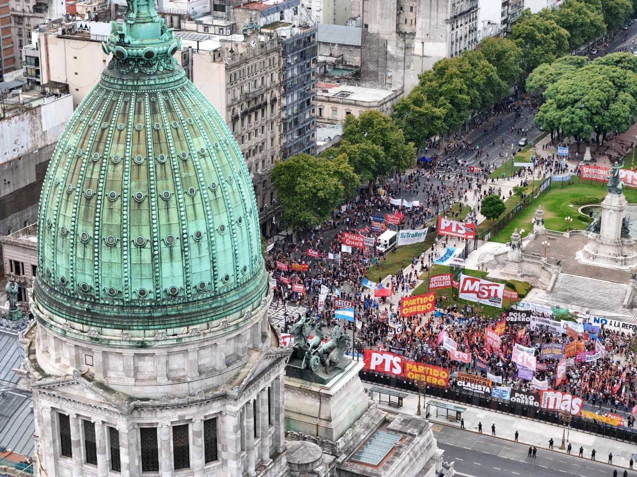 Image for article: Argentina Paralyzed by National <b>Strike</b> Against Milei's Labor Reform - Left Voice
