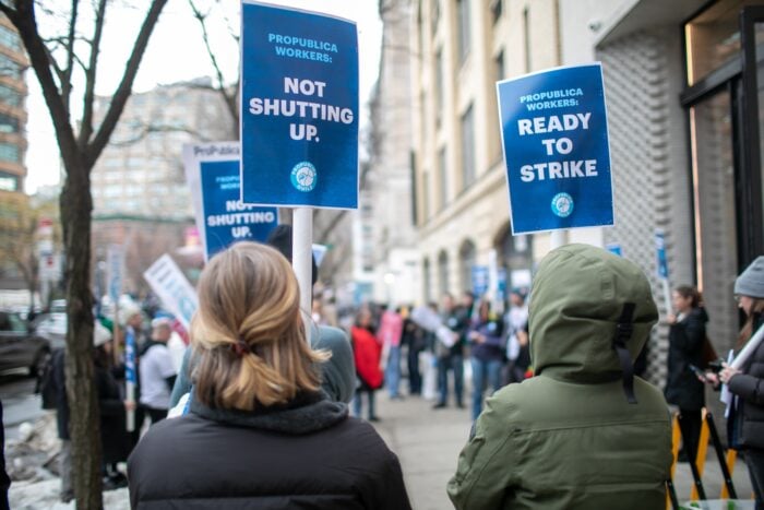 Image for article: ProPublica's union authorizes the first U.S. newsroom <b>strike</b> over AI protections