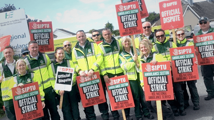 Image for article: Ambulance <b>Workers Strike</b> - People Before Profit