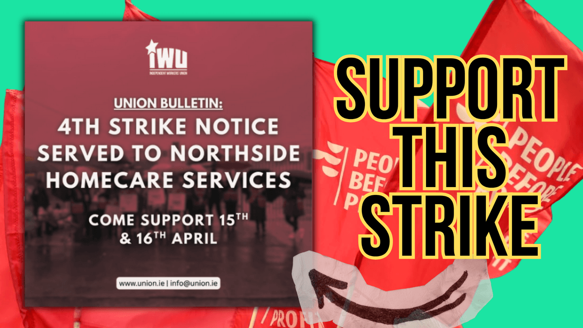Image for article: Strike Support Call: Northside Home Care Services