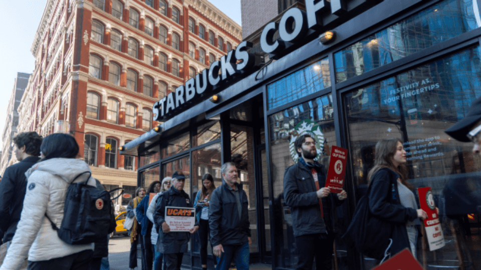 Image for article: Nationwide Starbucks <b>strike</b> authorized to begin November 13 - People's World