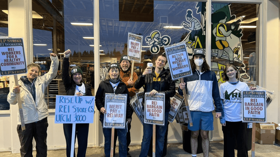 Image for article: REI <b>workers</b> launch consumer boycott of chain - People's World