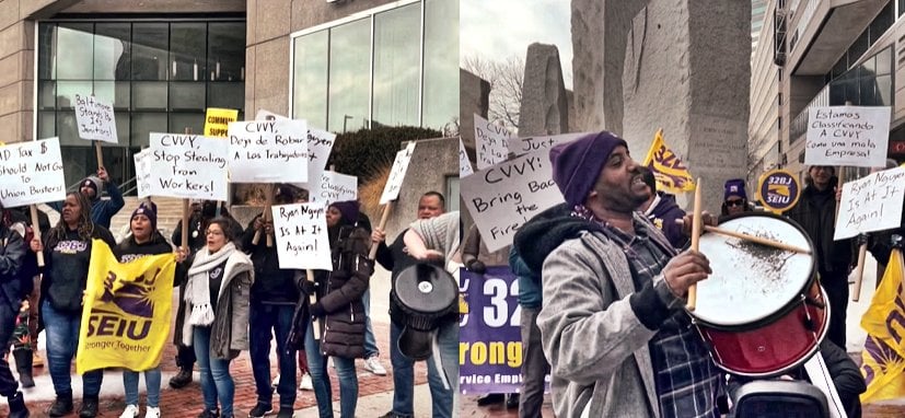Image for article: Baltimore janitors <b>strike</b> for fair wages and dignity - Struggle - La Lucha