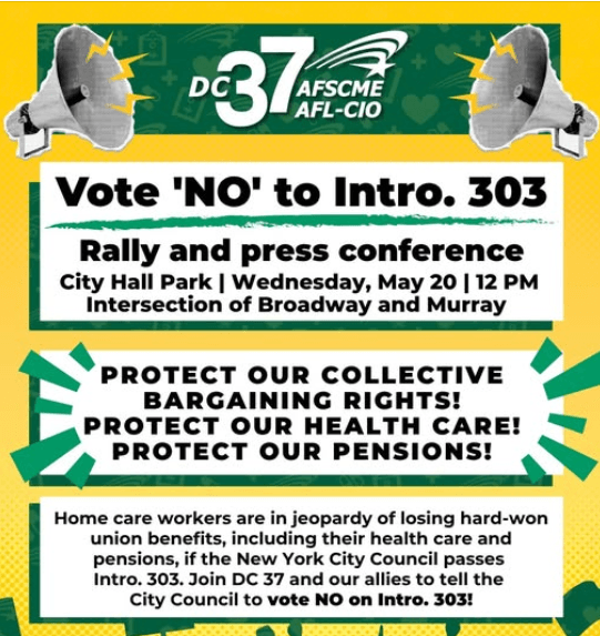 Image for article: Home Care <b>Workers</b>, Labor &amp; Disability Activists 'Demand' The New York City Council ...