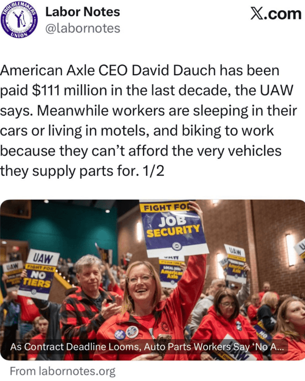 Image for article: UAW <b>Strike</b> At Axel Plant In Michigan 'Threatens General Motors Truck Production'