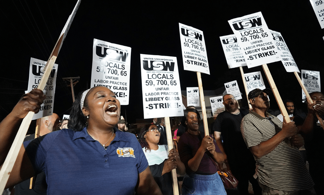 Image for article: United Steelworkers-Represented Workers At Libbey Glass In Ohio End More Than Five-Month Strike, ‘Vote Overwhelmingly’ To Ratify New Contract