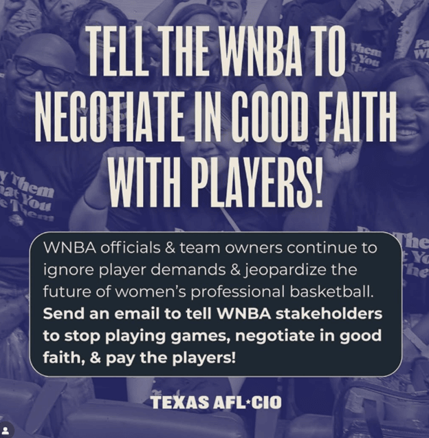Image for article: The WNBA Players Association 'Votes Overwhelmingly To Authorize A <b>Strike</b>, If Necessary'