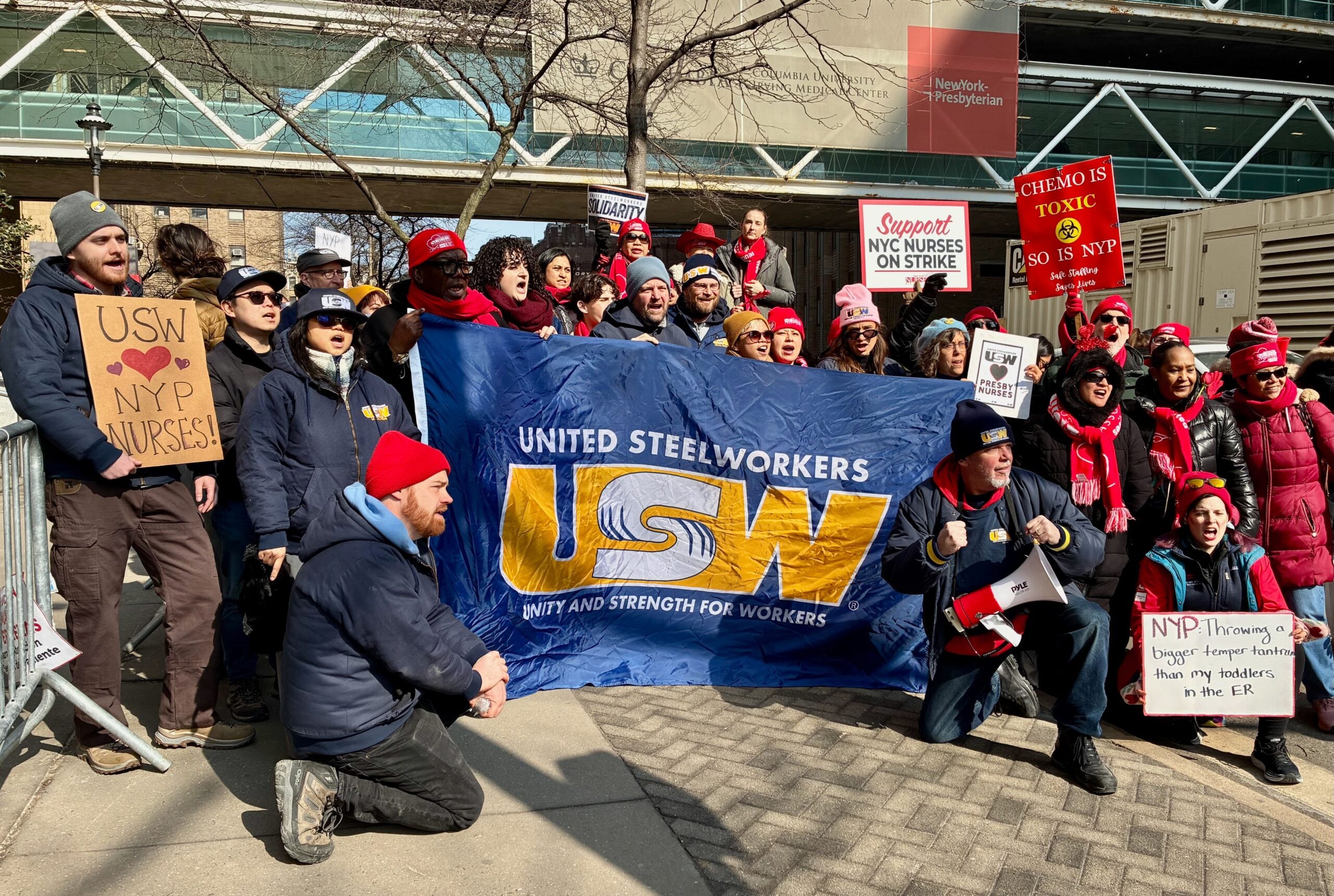 Image for article: Nurses' <b>strike</b> focuses on NY Presbyterian - Workers World