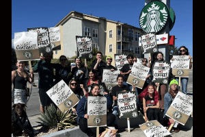 Image for article: Starbucks <b>Workers</b> Union Enters Third Month of Unfair Labor Practice <b>Strike</b> - BTL