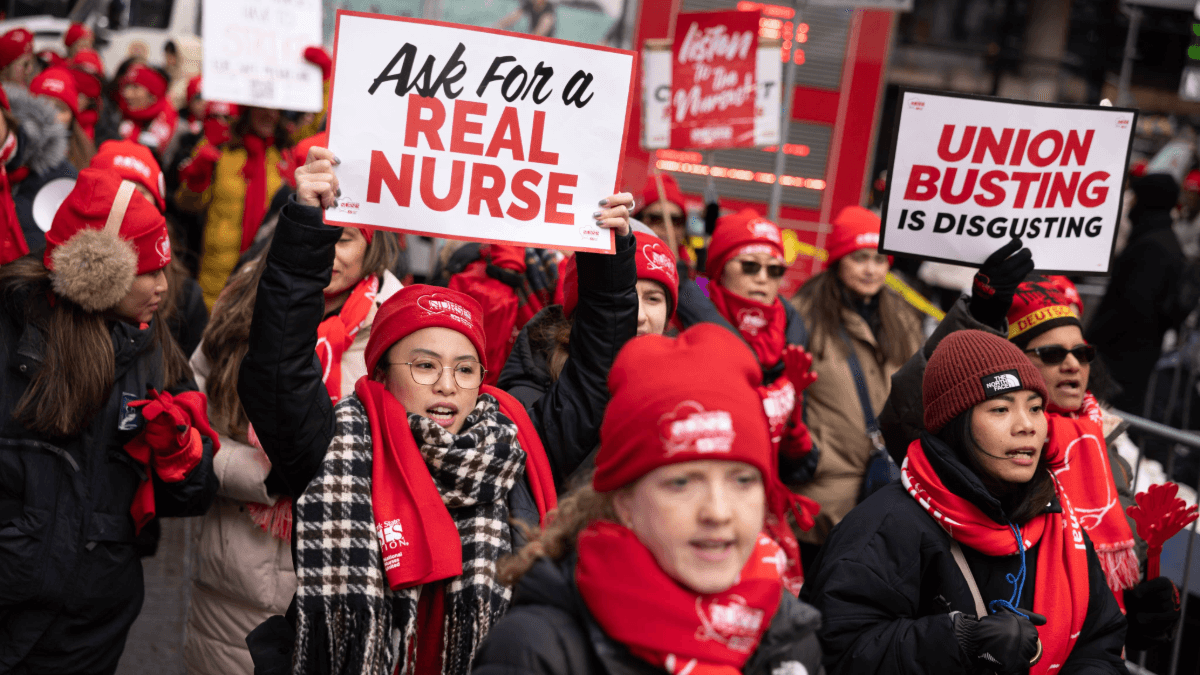 Image for article: The Nurses Union Breaking Ranks to Fight AI in Hospitals