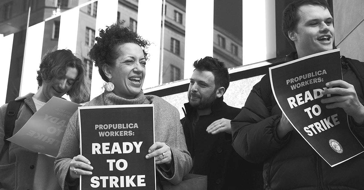 Image for article: ProPublica NewsGuild Members Are Ready To <b>Strike</b> - CWA-Union.org