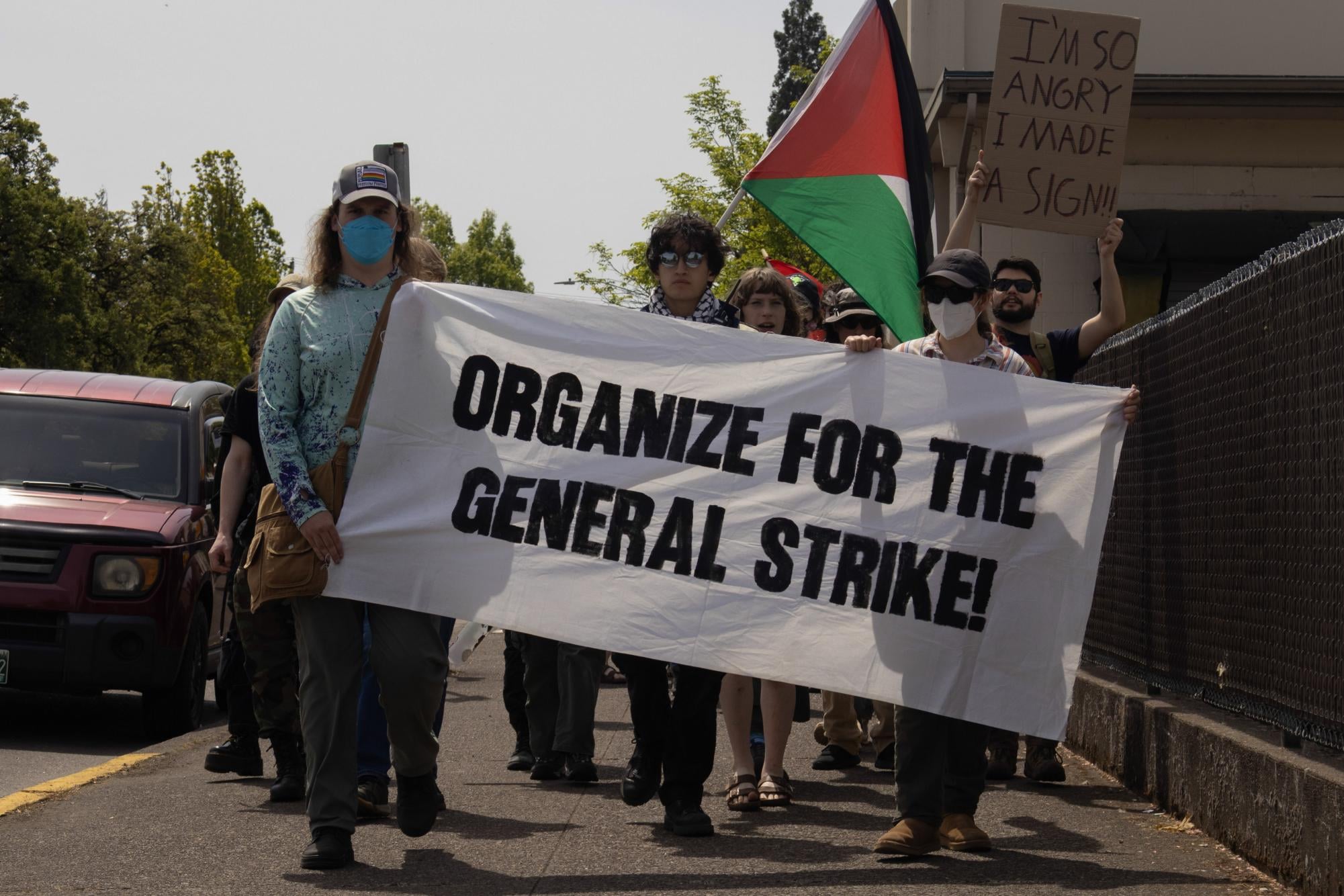 Image for article: Photo Essay: Students rally for international workers day, gear up for 2028 General Strike