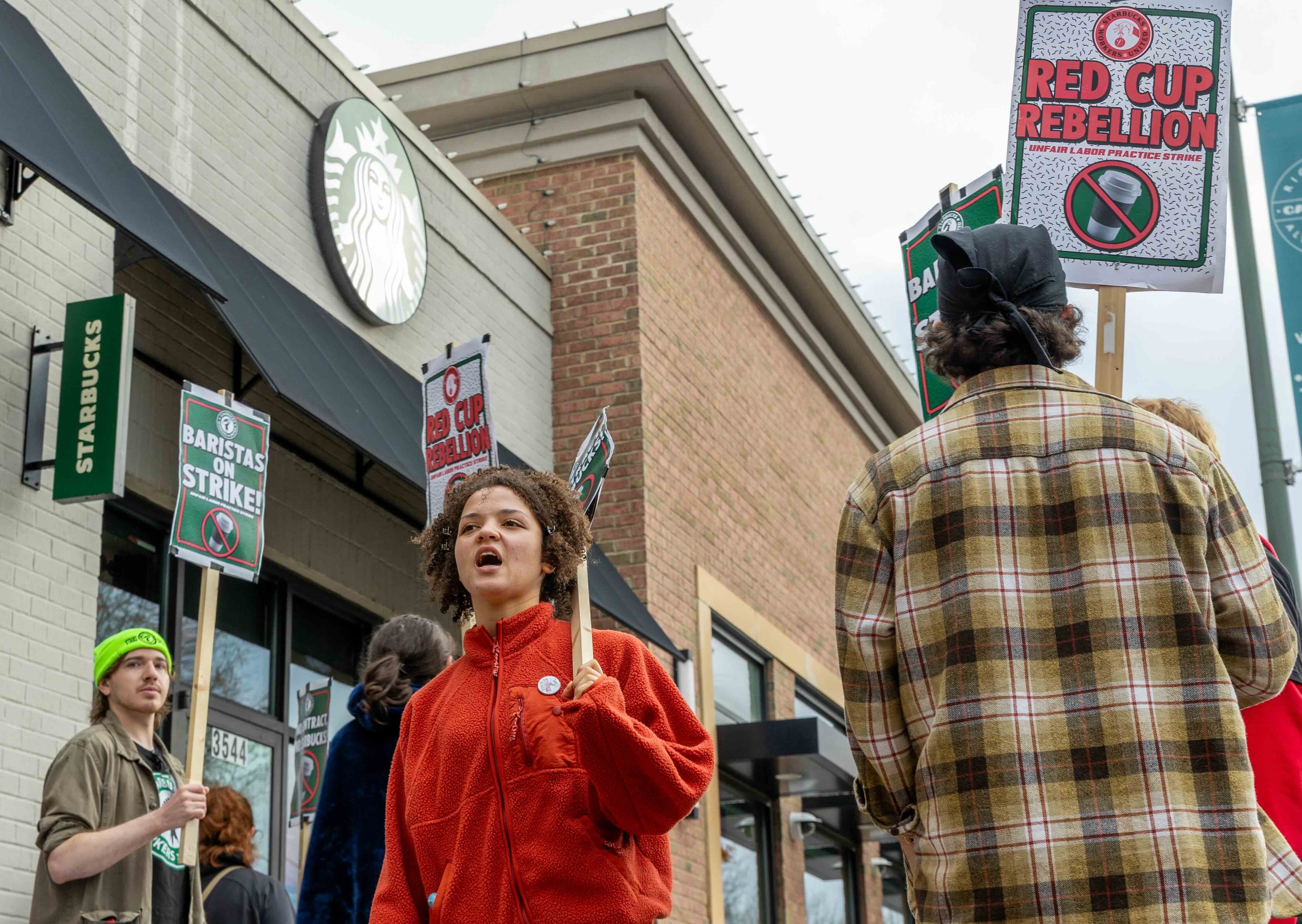 Image for article: Starbucks <b>workers</b> and supporters continue <b>strike</b> and pickets | Richmond Free Press