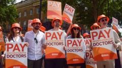 Image for article: Why are resident doctors striking and how much are they paid?