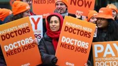 Image for article: Resident doctors vote in favour of more strike action