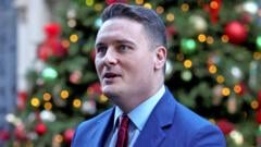 Image for article: 'Double whammy' of flu and strikes a risk to patients, Streeting says