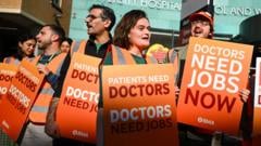 Image for article: Disruption expected as six-day doctors' strike begins