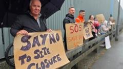 Image for article: Paper plant closure fears spark community protest