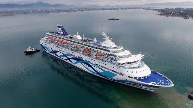 Image for article: Greek Unions <b>Protest</b> Repair Period for Israeli Cruise Ship - The Maritime Executive