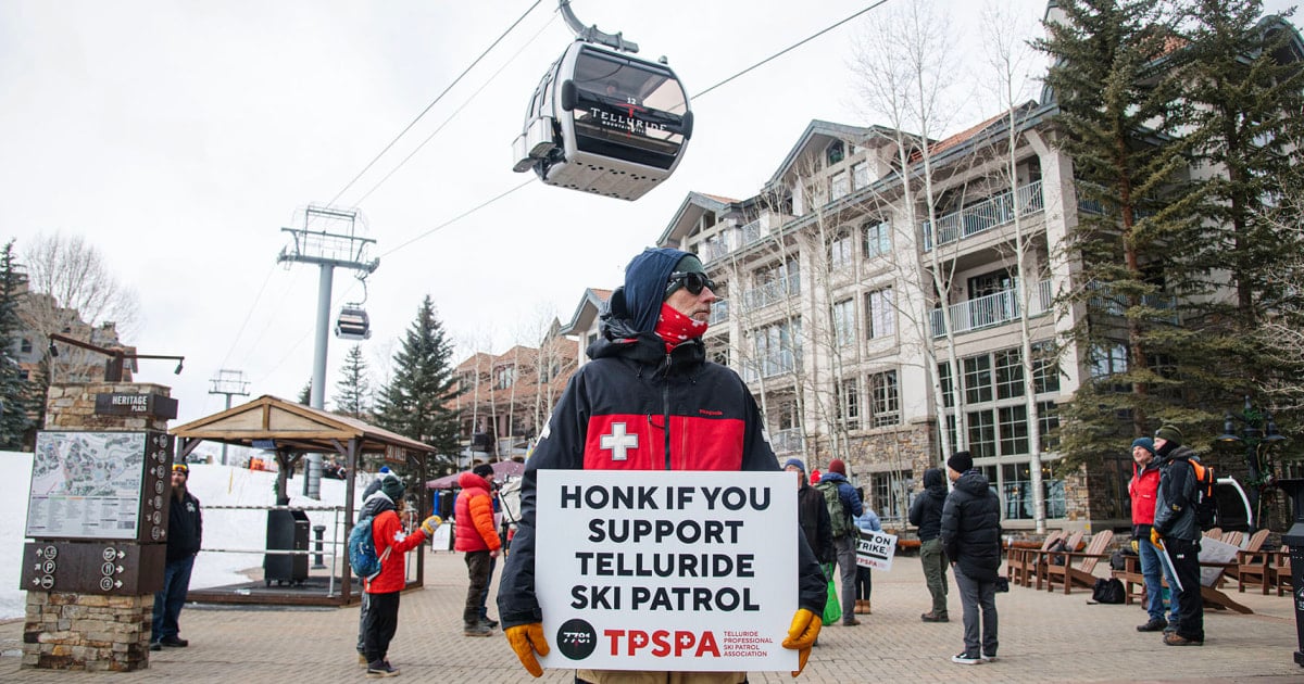 Image for article: Ski patrollers are leading the push for higher pay in expensive mountain towns