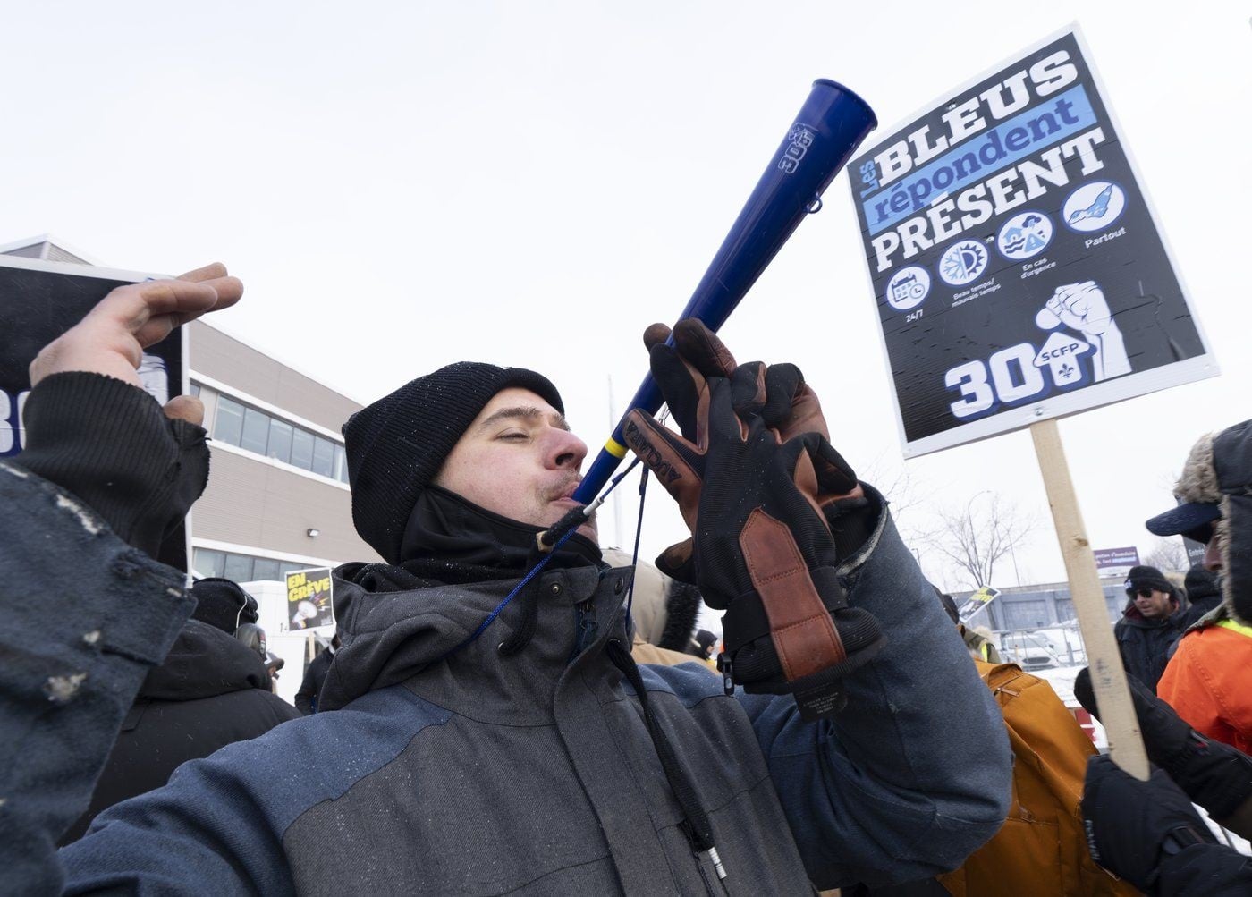 Image for article: Montreal blue-collar workers to go on strike for three days starting Wednesday
