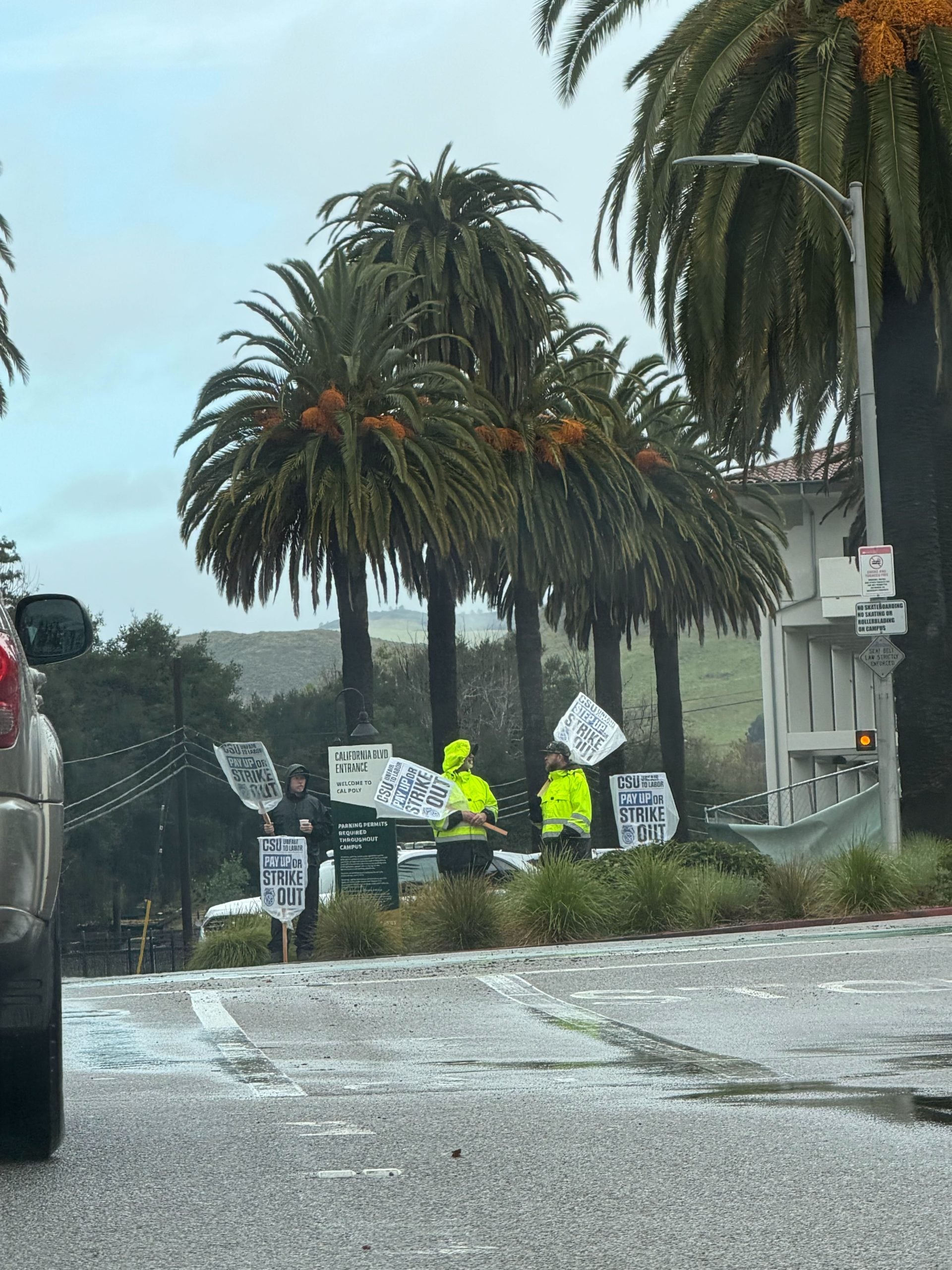 Image for article: SLO Transit alerts riders of detours and delays due to Cal Poly skilled trade <b>workers strike</b>