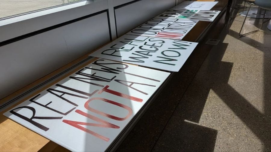 Image for article: Journalists at four WA newspapers walk off the job Tuesday in one-day strike against McClatchy -