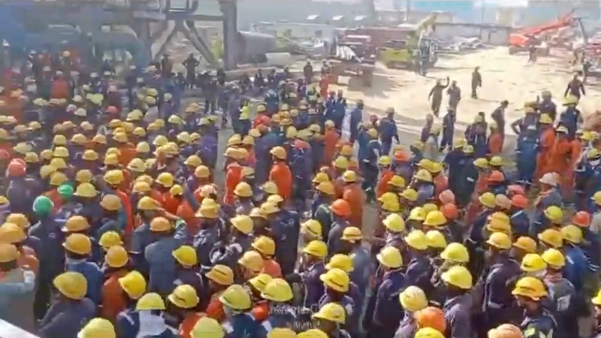 Image for article: Panipat Refinery Strike: Thousands of Contract Workers Defy Intimidation Over 12-Hour Shifts and Unpaid Overtime