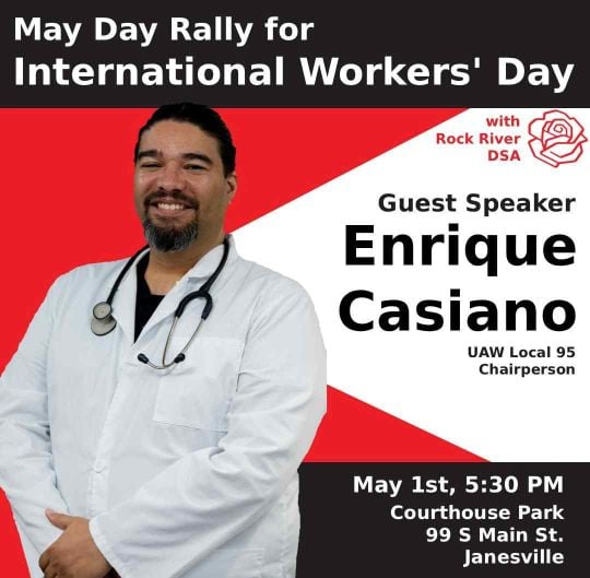 Image for article: From Hospital Floors to the Ballot: Enrique Casiano's Fight for <b>Workers</b>' Power - UAW