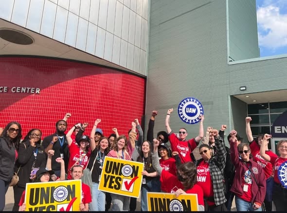Image for article: Third Time’s the Charm: Michigan Science Center Workers Win Big Union Victory with UAW