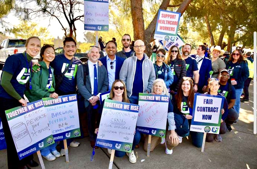 Image for article: 31000-strong <b>strike</b> at US health privateer Kaiser Permanente!