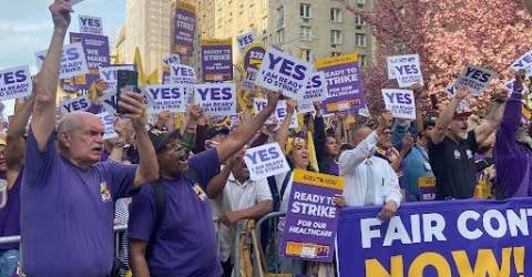Image for article: 32BJ SEIU Votes “Yes,” Giving Bargaining Committee the OK to Call for a Strike