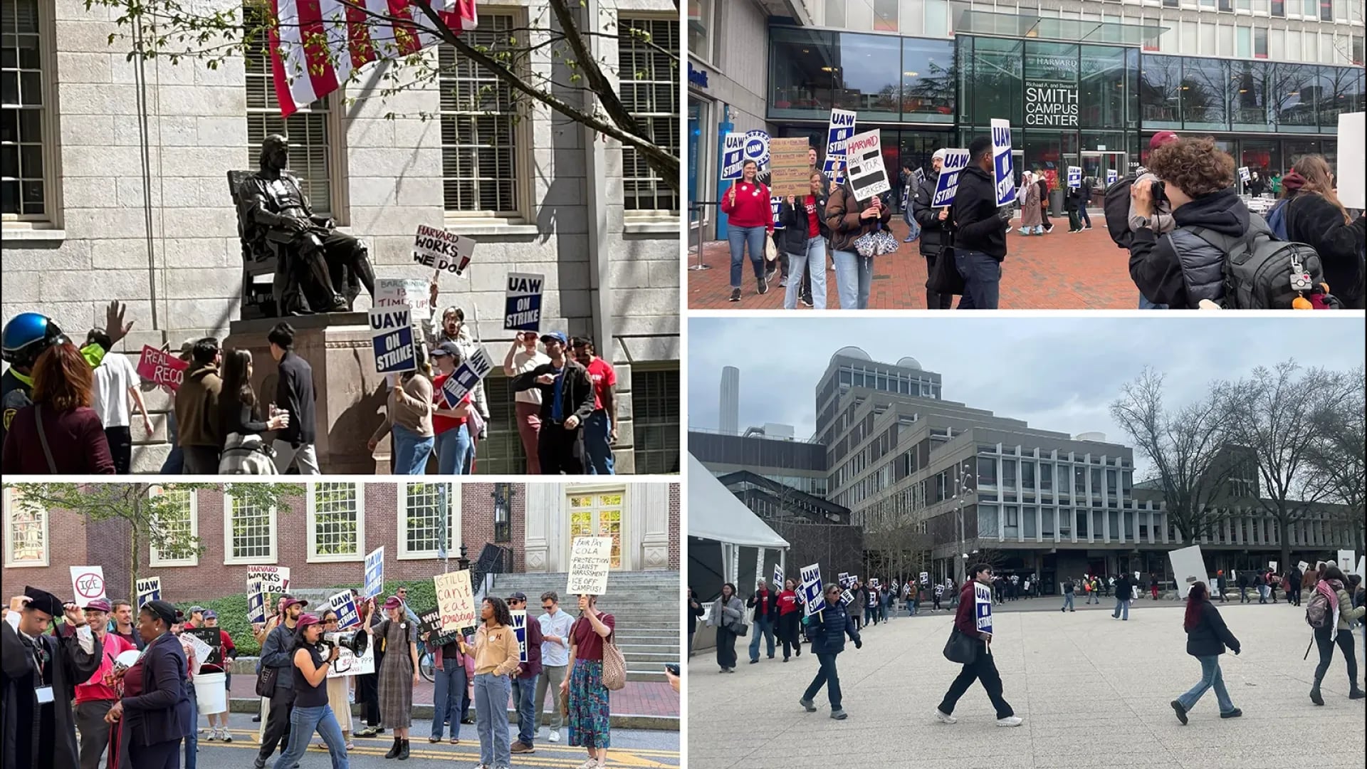 Image for article: Graduate Student <b>Workers</b> End <b>Strike</b> | Harvard Magazine