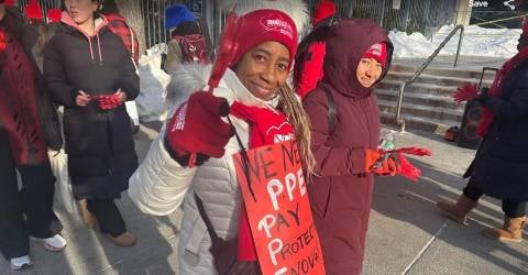 Image for article: Nurses Settle With Two Hospitals, <b>Strike</b> Continues Against Third - Our Town NY