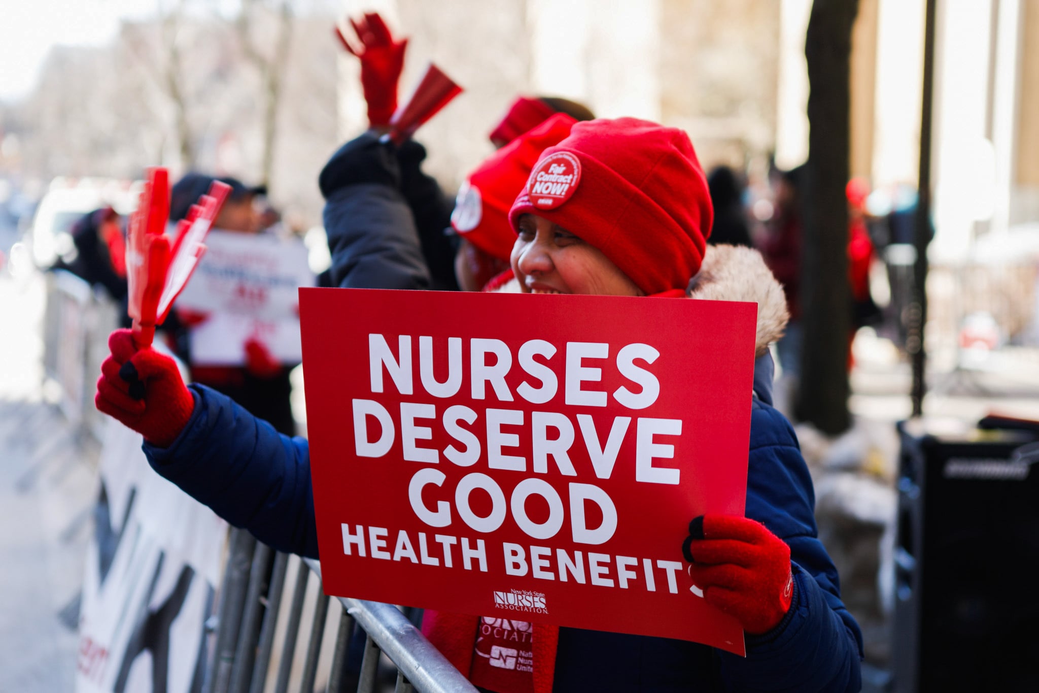 Image for article: Why NewYork-Presbyterian Nurses Are Still On <b>Strike</b> - THE CITY - NYC News