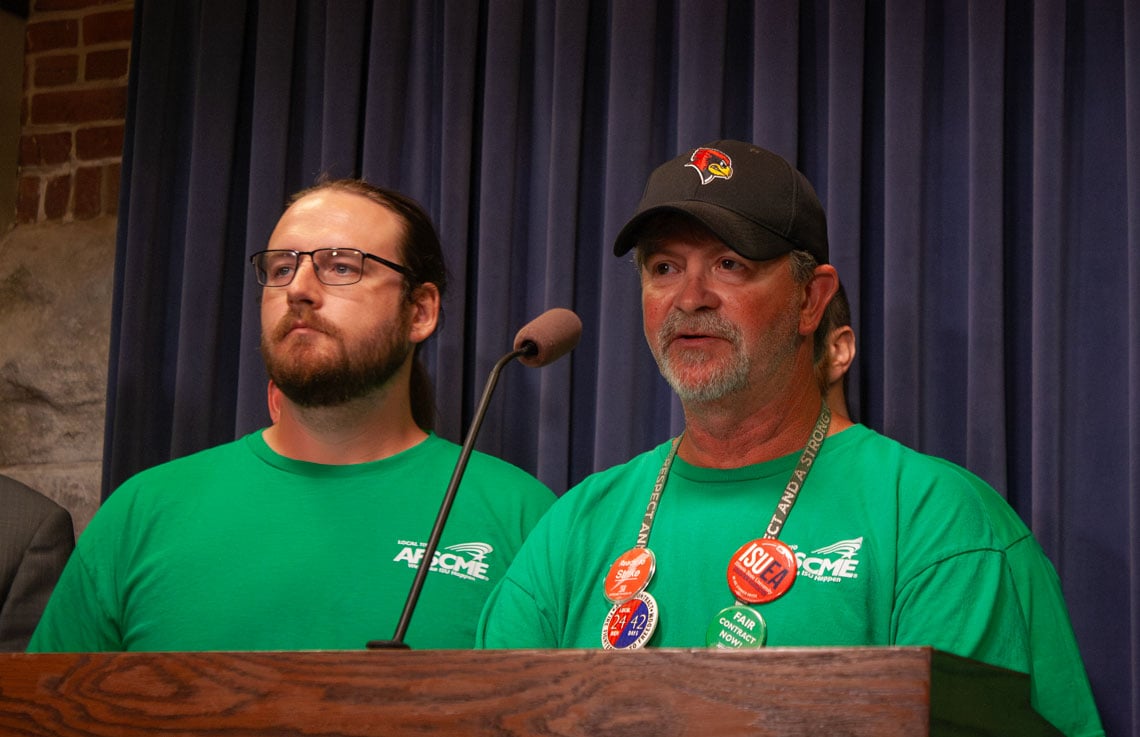 Image for article: Striking Illinois State University Staff Frustrated Over Lack of Negotiations